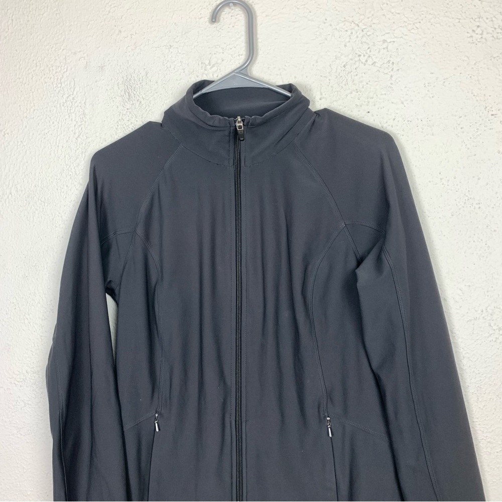 Lucy Tech Athletic Gray Full Zip Compression Jack… - image 4